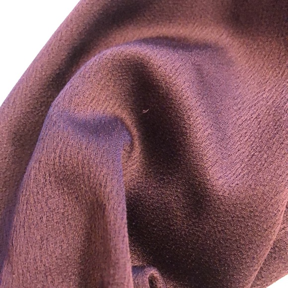 COPY - Equipment AW/19 Burgundy Satin Belted Buttoned Mini Dress - Picture 11 of 12